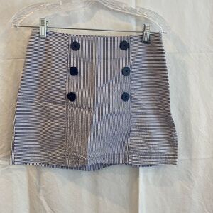 Urban Outfitters Blue Striped Skirt